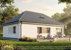 Nowoczesny dom parterowy budowa Poznań Czapury