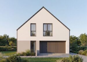 Nowoczesny dom piętrowy budowa Poznań Starołęka