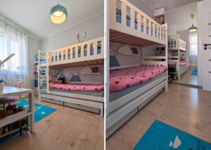 Drugi pokój, idealny na pokój dziecięcy lub biuro, w mieszkaniu przy ul. Śliska, Poznań.