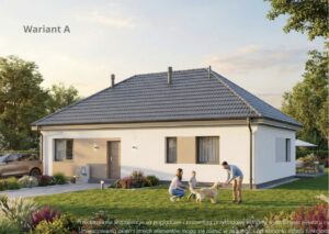 Energooszczędny projekt domu 100m2 realizacja Kamionki