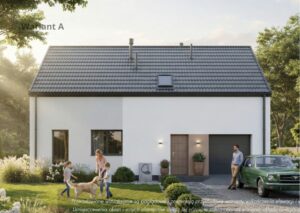 Energooszczędny dom z pompą ciepła Borówiec
