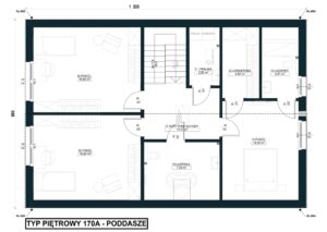 Nowoczesna stodoła projekt Czapury Kamionki Rzut