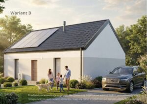 Nowoczesny dom parterowy projekt Poznań Czapury