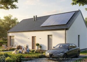 Energooszczędny projekt domu 100m2 realizacja Kamionki