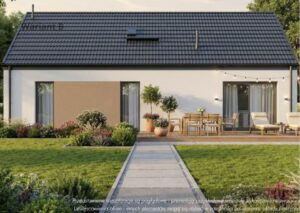 Budowa domu z prefabrykatów żelbetowych Borówiec Dachowa