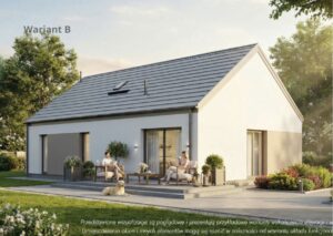 Budowa domu z prefabrykatów żelbetowych Borówiec Dachowa